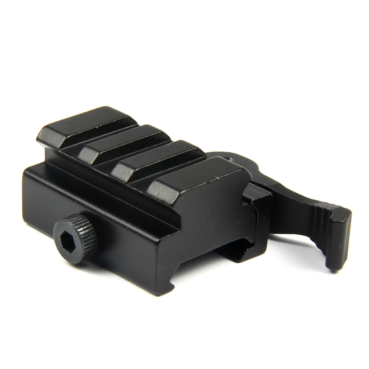 0.5" Quick Release Detach Mini Riser Mount 3-Slot for Picatinny Rail - Image 3