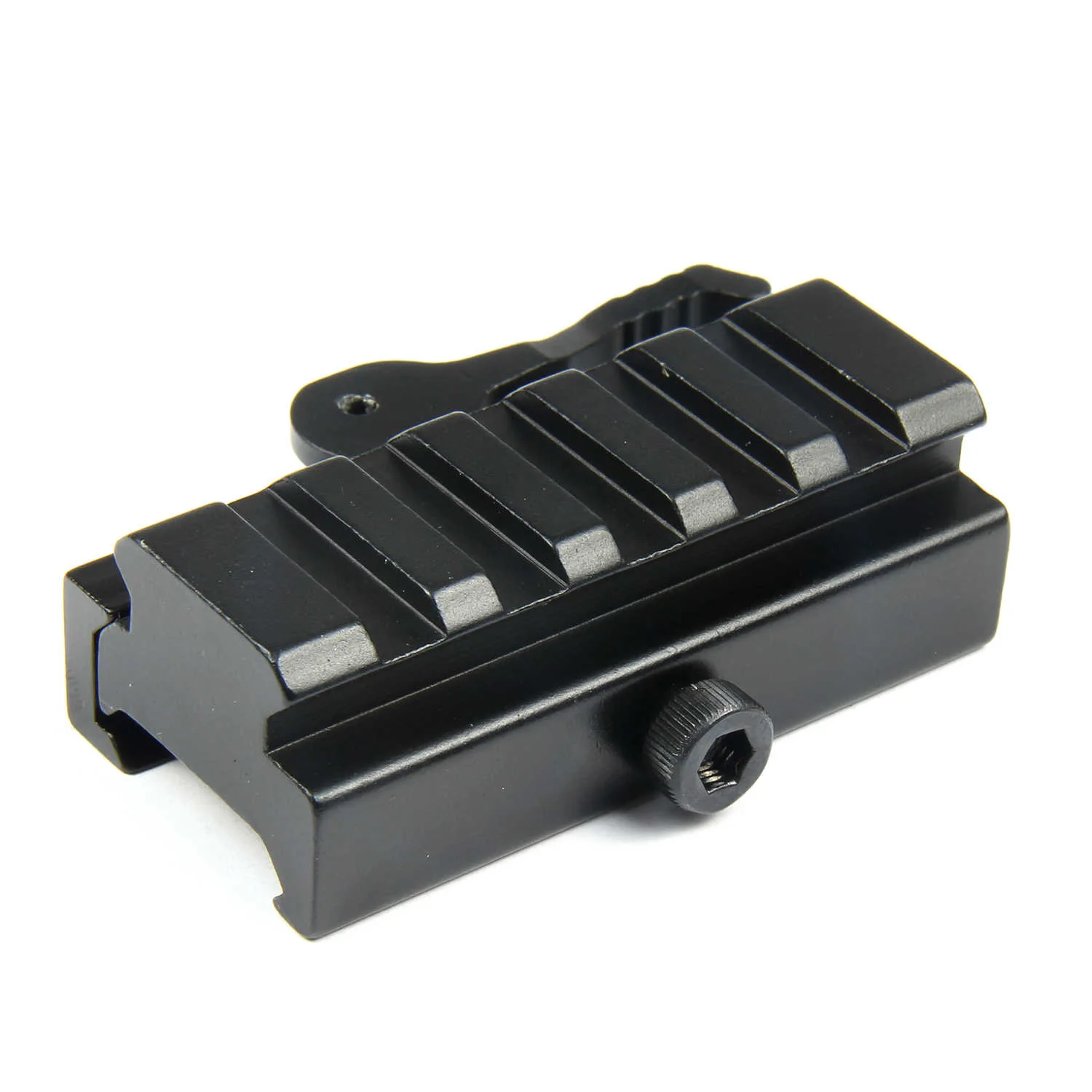 0.5" Quick Release Detach Mini Riser Mount 5-Slot for Picatinny Rail - Image 3