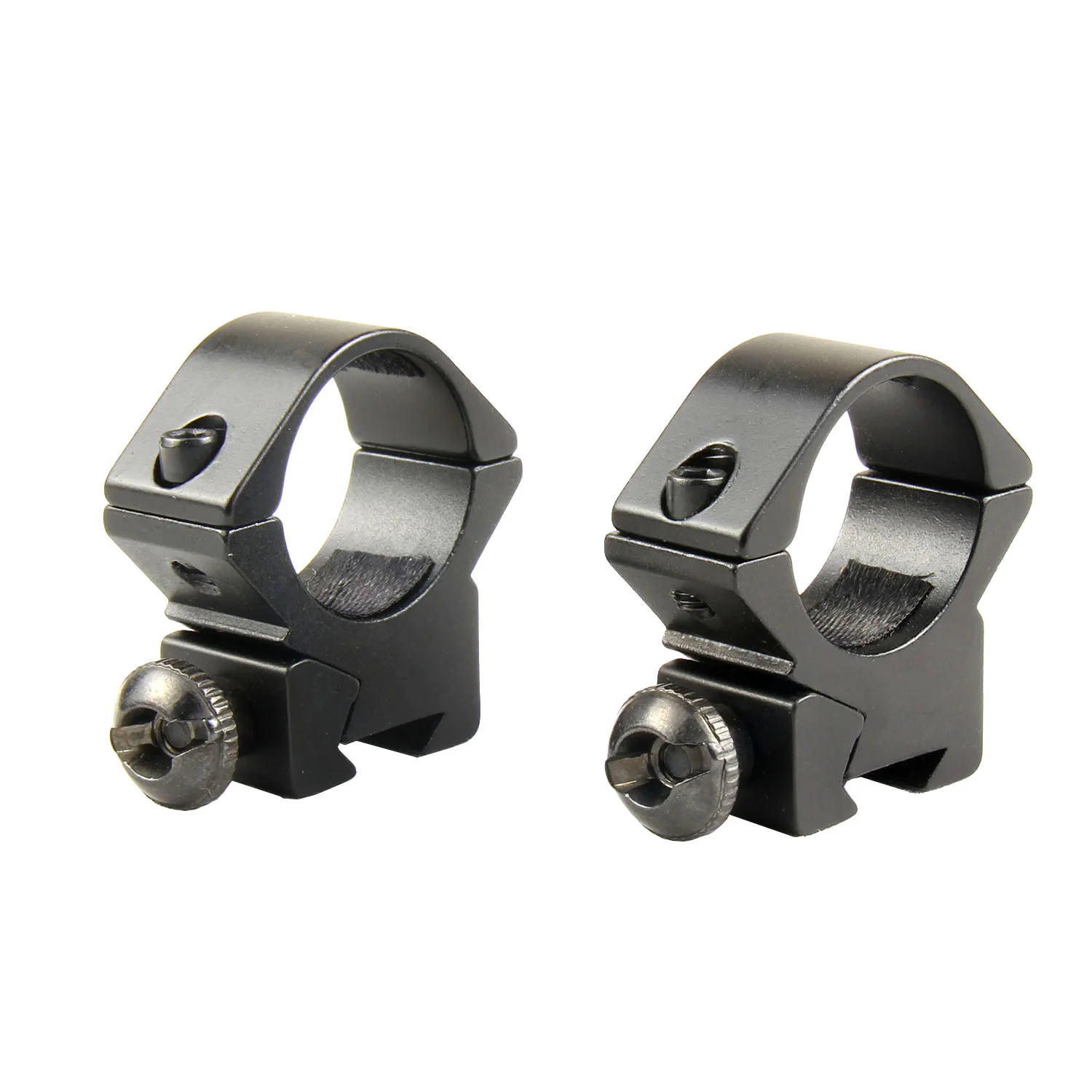 1 Pair 1" Diameter 3/8" 10mm Dovetail Scope Ring Mount with Fixed Pin - Image 4