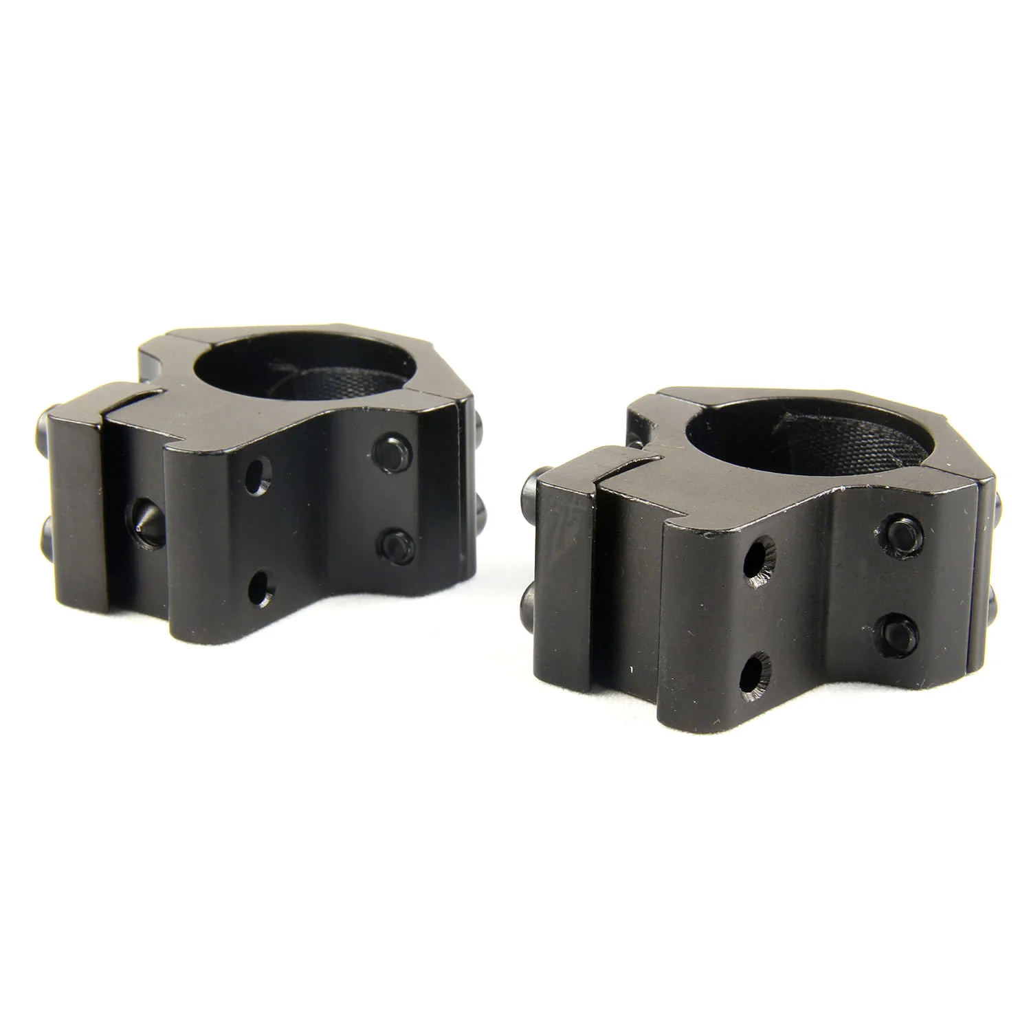 1 Pair 1" Diameter 3/8" 10mm Dovetail Scope Ring Mount with Fixed Pin - Image 5