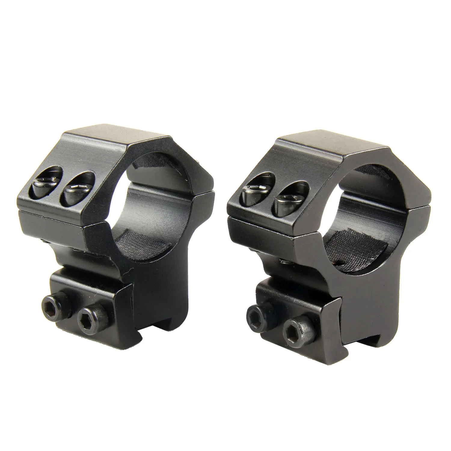 1 Pair 1" Diameter 3/8" 10mm Dovetail Scope Ring Mount with Fixed Pin - Image 6
