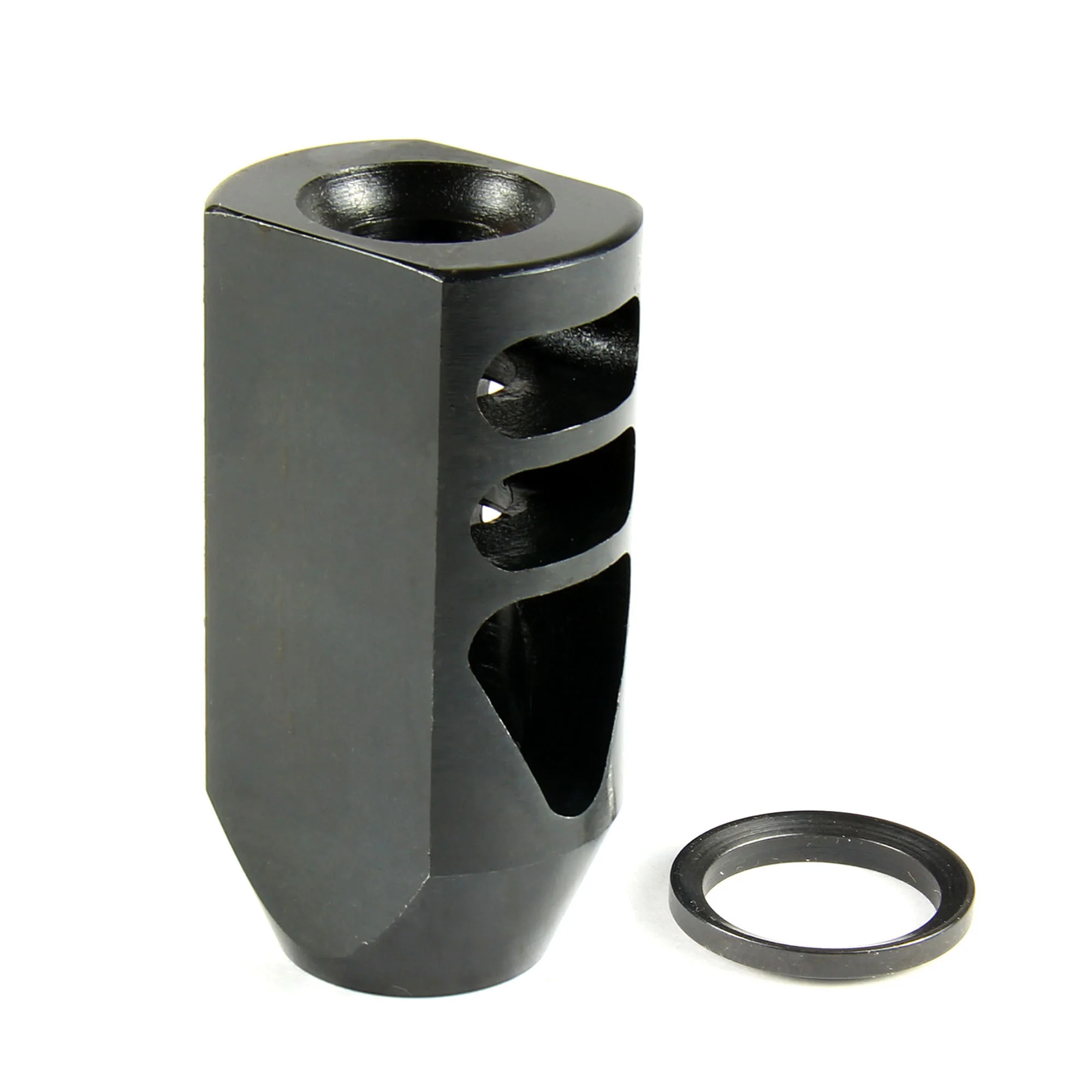 11/16x24 Competition Grade Tanker Muzzle Brake for .450 Bushmaster or Bull Barrel - Image 4