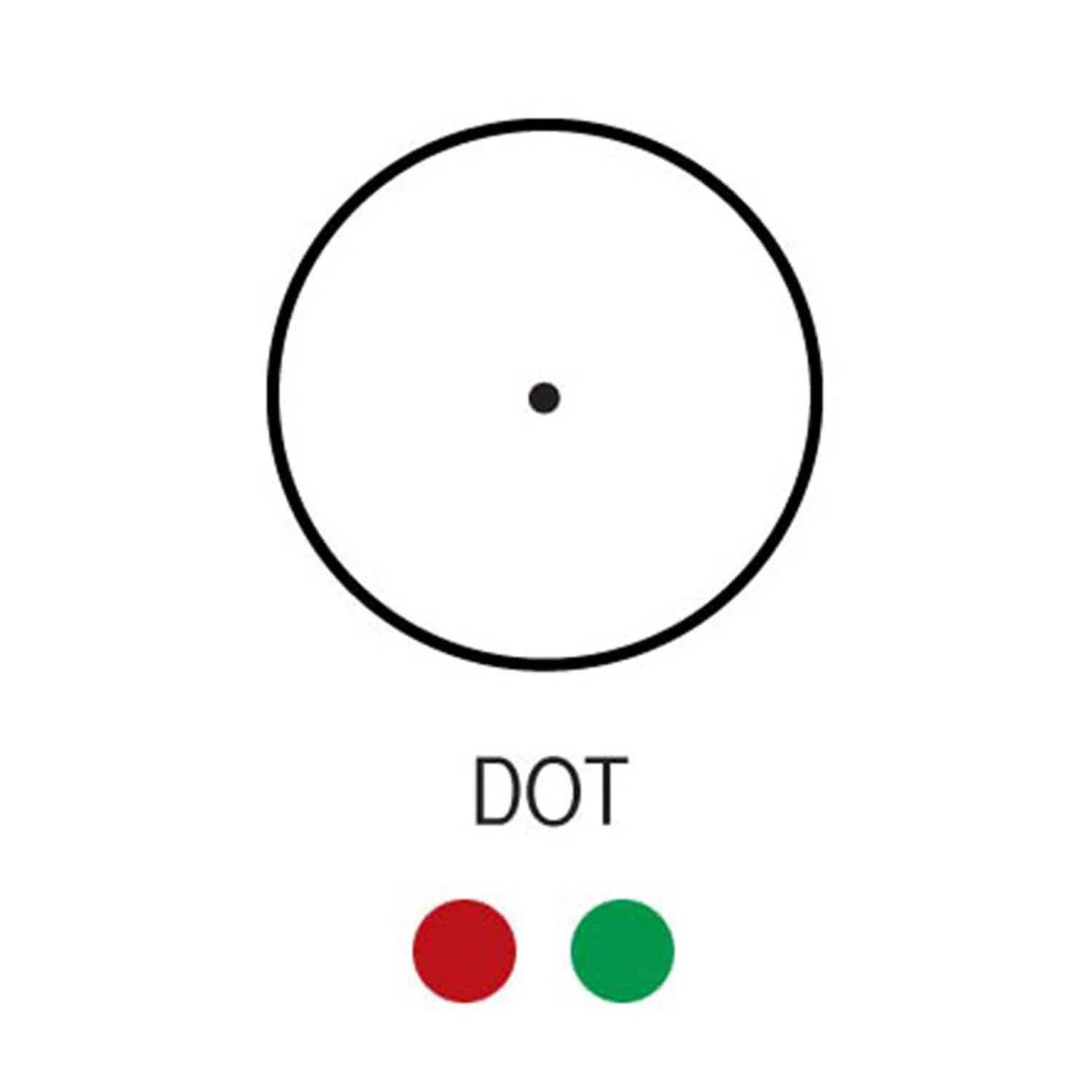 1x20 Red Green Dot Reflex Sight Low Profile Micro Weaver Picatinny Mount - Image 3