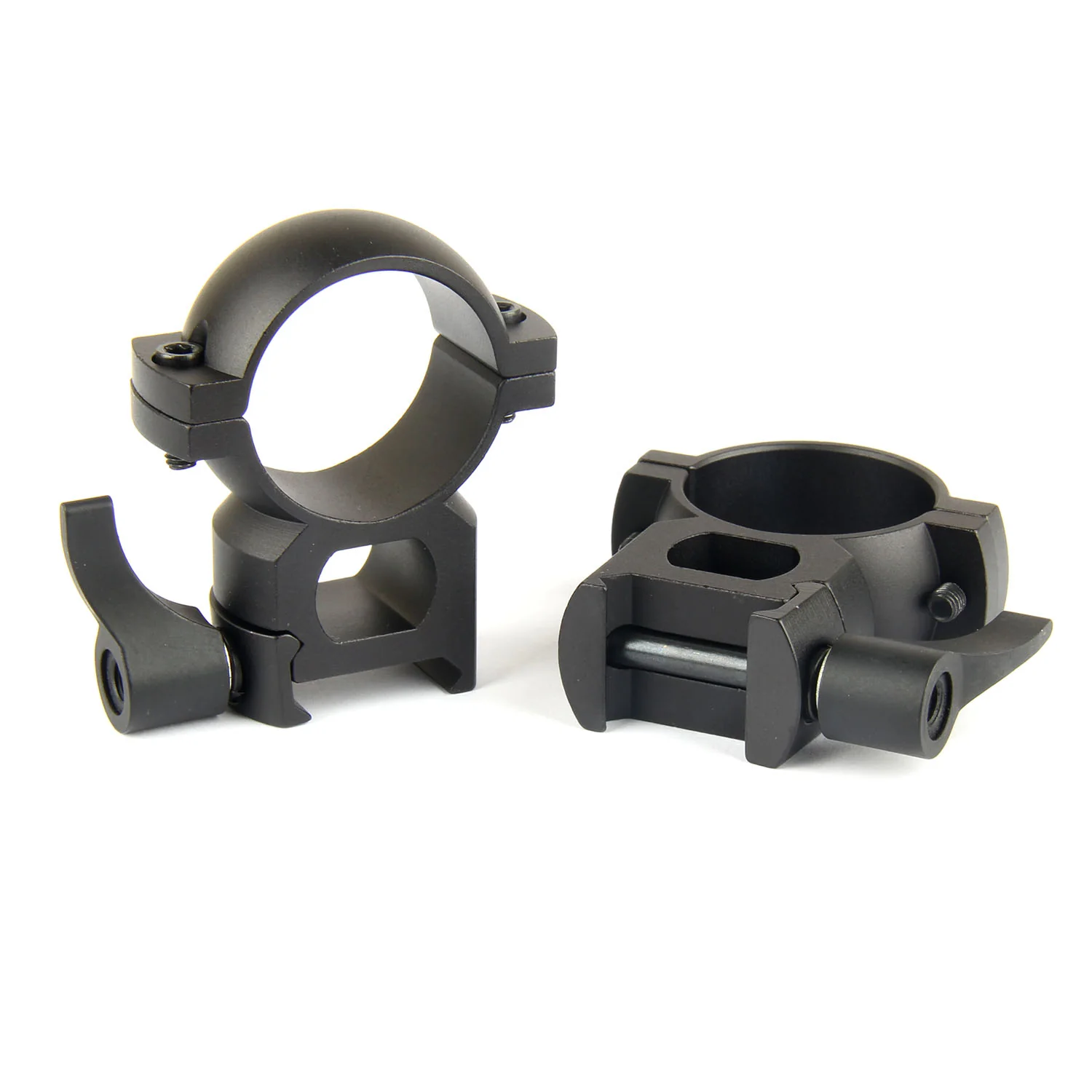 30mm Diameter Scope Rings with Quick Detach Lever for Picatinny & Weaver - Image 5
