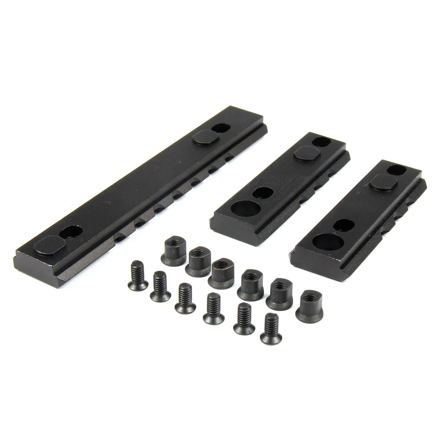 3PCS KEYMOD Aluminum Rail Mount Handguard Section Select Picatinny Weaver - Image 4