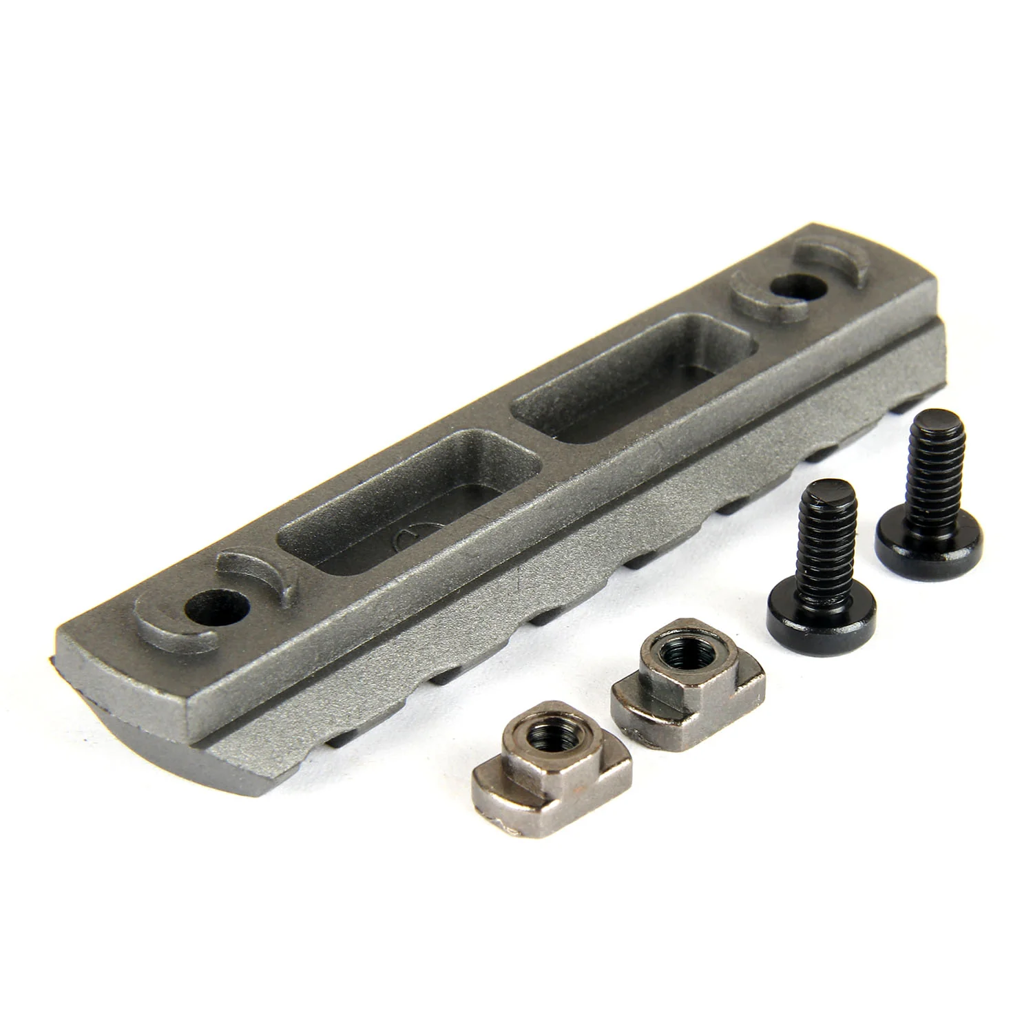 4pcs M-LOK Polymer Picatinny Weaver Rail Section Set 3,3,7,7 Slot - Image 4