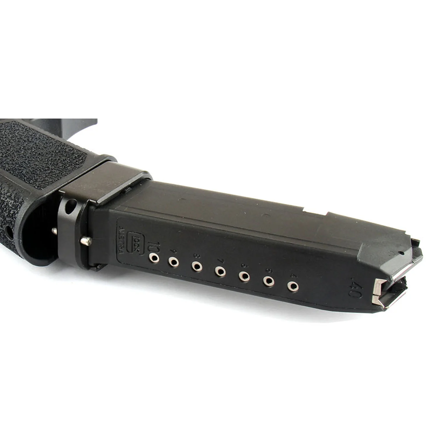 Aluminum Double Stack Magazine Connector Mag Coupler Base Pad for Glock 9mm .40 +0 - Image 3
