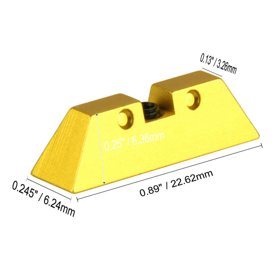 Aluminum Sight For Glock 17,19,23,26,27,33,35,37,39,44,45 Gen1-4 - Image 12