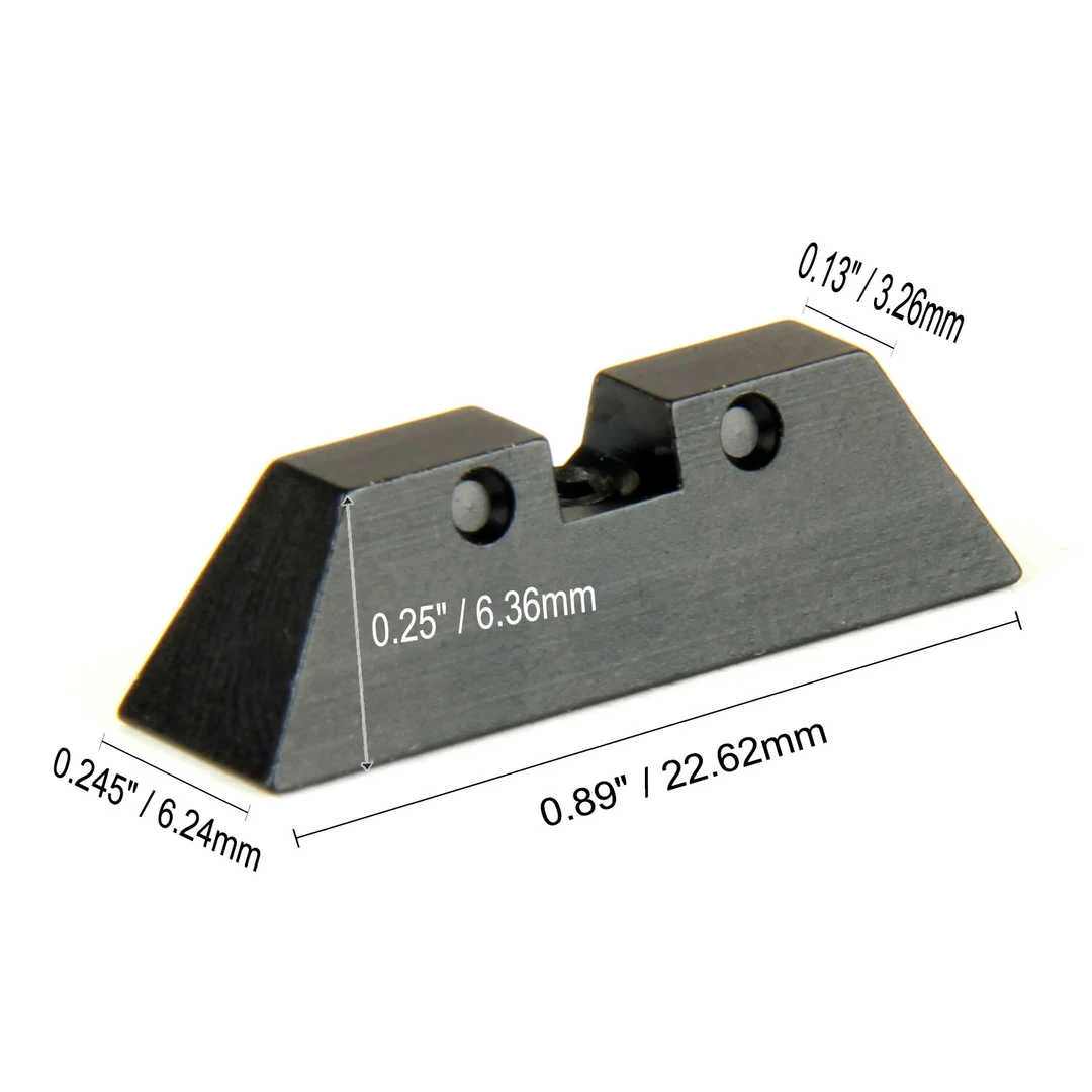 Aluminum Sight For Glock 17,19,23,26,27,33,35,37,39,44,45 Gen1-4 - Image 8