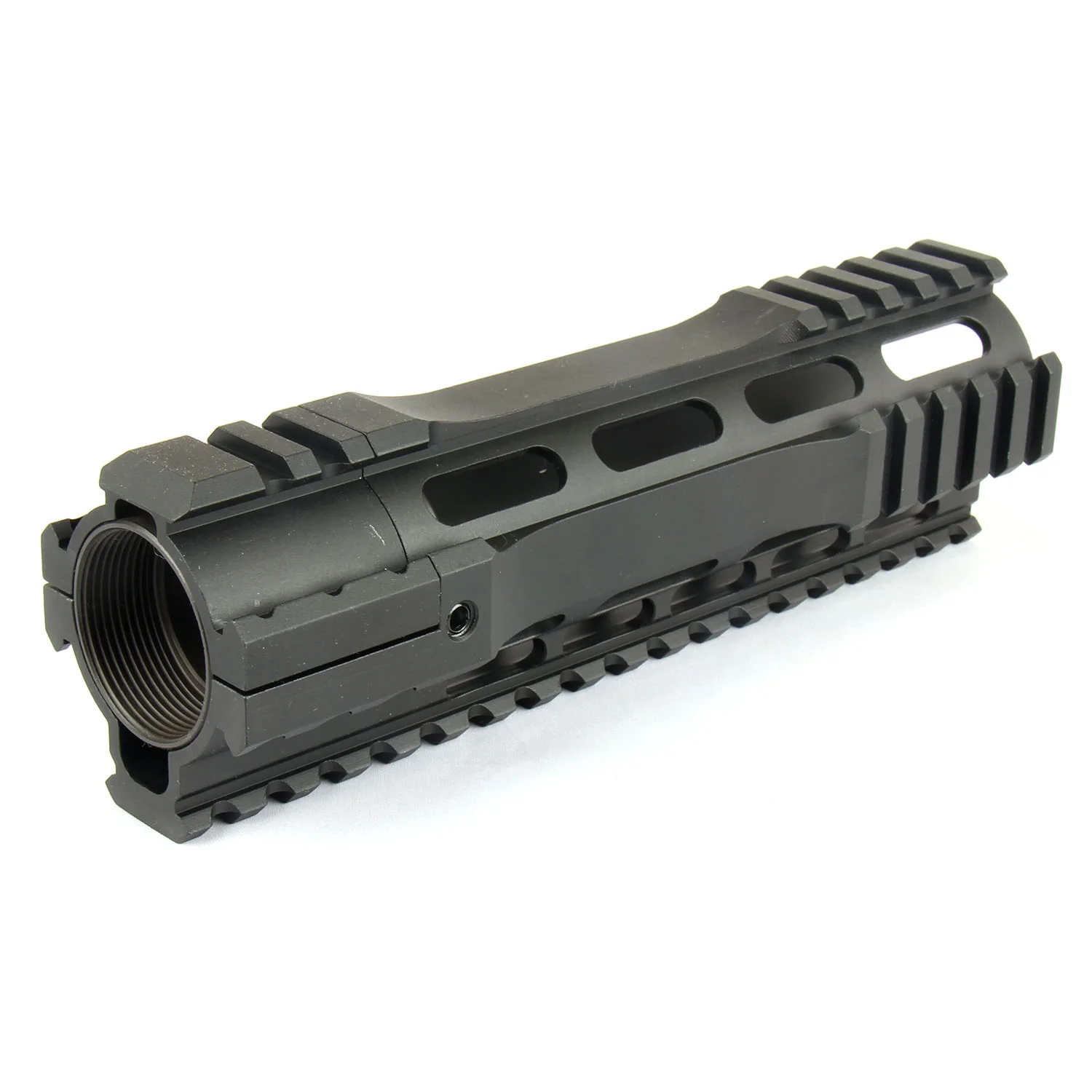 AR-15 7.2" Slim Light Clame On Free Float Handguard + Steel Nut /w Cut - Image 5