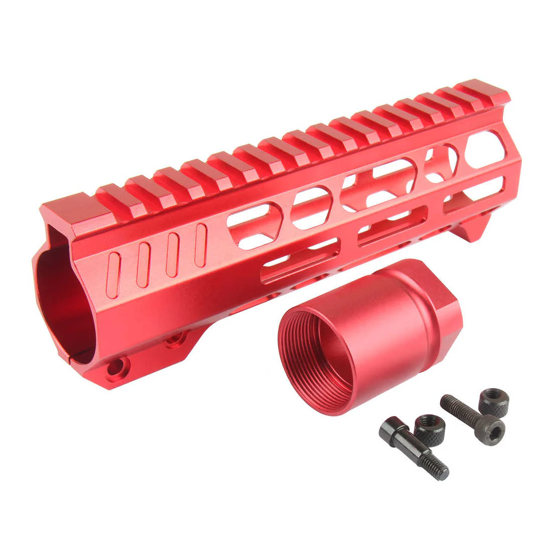 AR-15 7" M-LOK Free Float Handguard (MMARE) - RED - Image 3