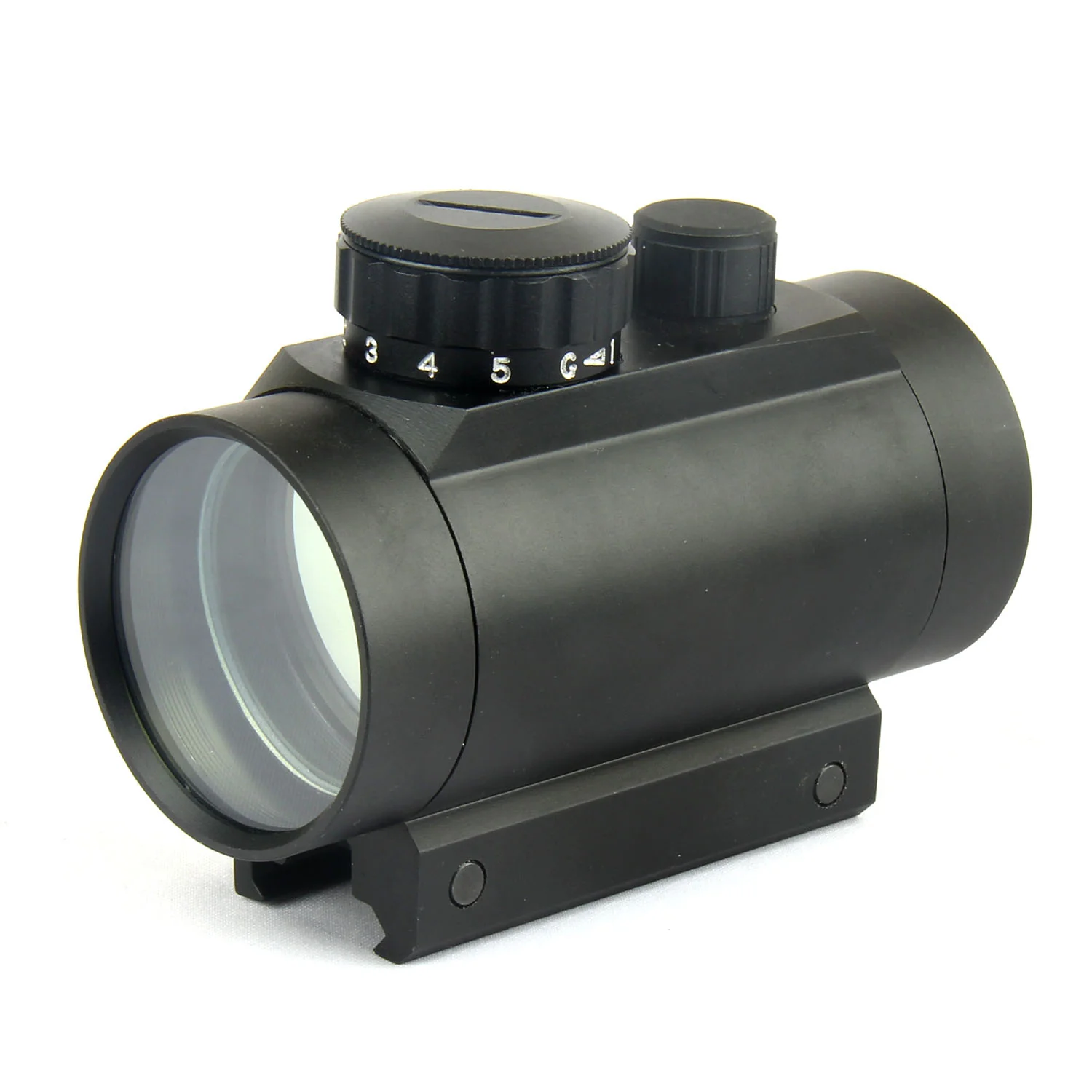 Field Sport 1x42 Aluminum Red Green Dot Sight 3 MOA Dot with Weaver Base Lens Covers - Image 5