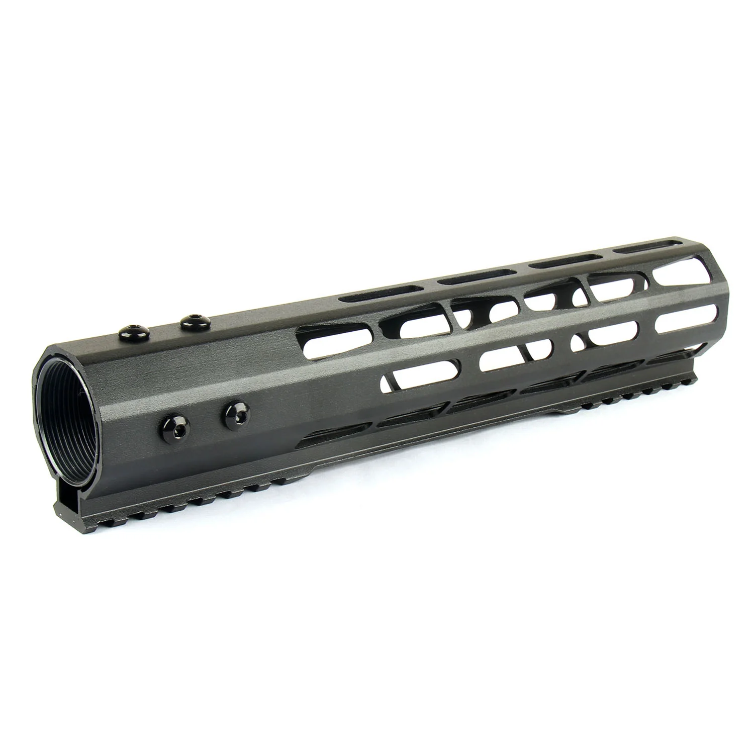 LR 308 10" DPMS Low Profile Super Light M-LOK Series Free Float Handguards with Partial Top Rail - Image 4