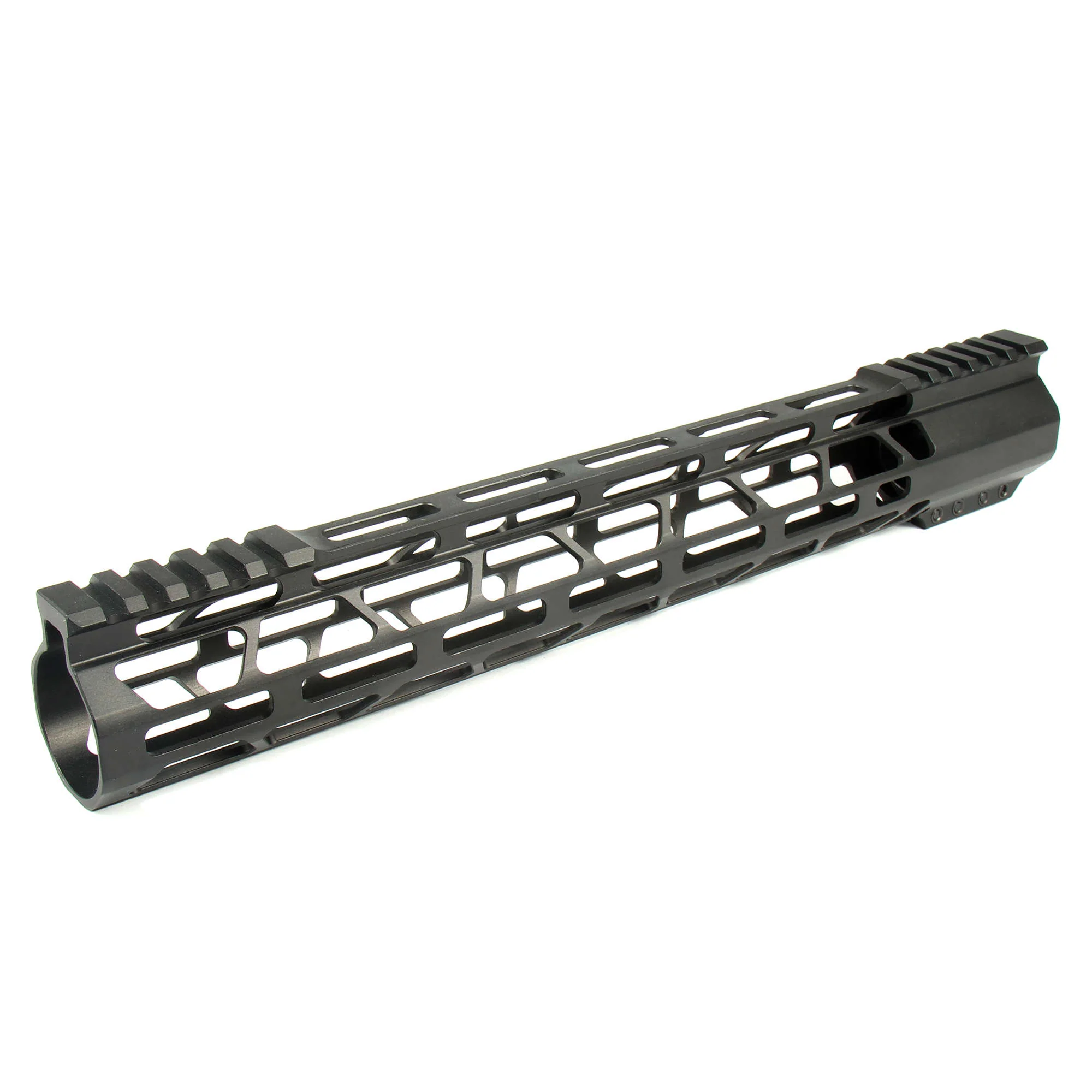 LR-308 12" MLOK Slim Light Handguard /w Top Cut - Free Float Low Profile - Image 3