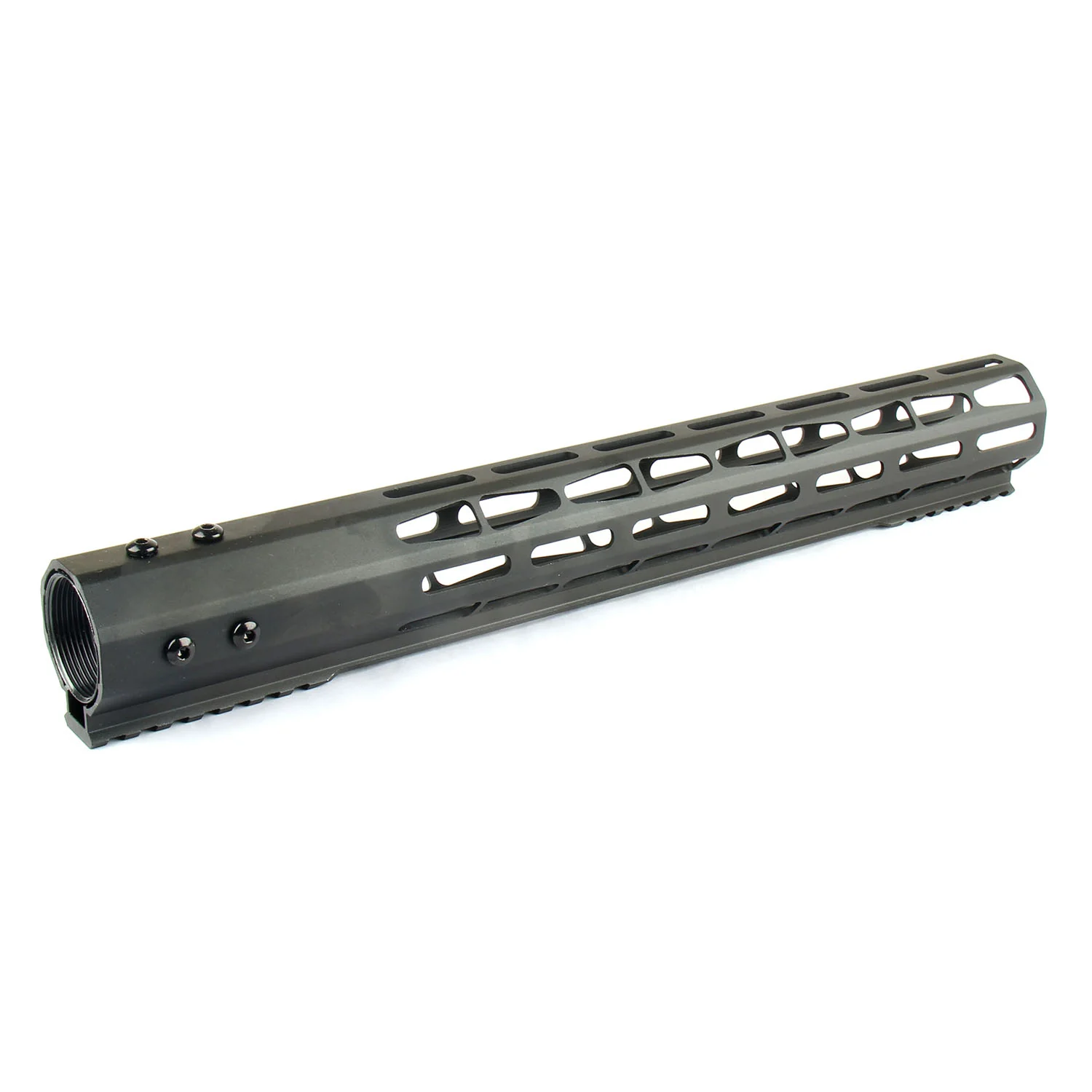 LR 308 15" DPMS Low Profile Super Light M-LOK Series Free Float Handguards with Partial Top Rail - Image 4