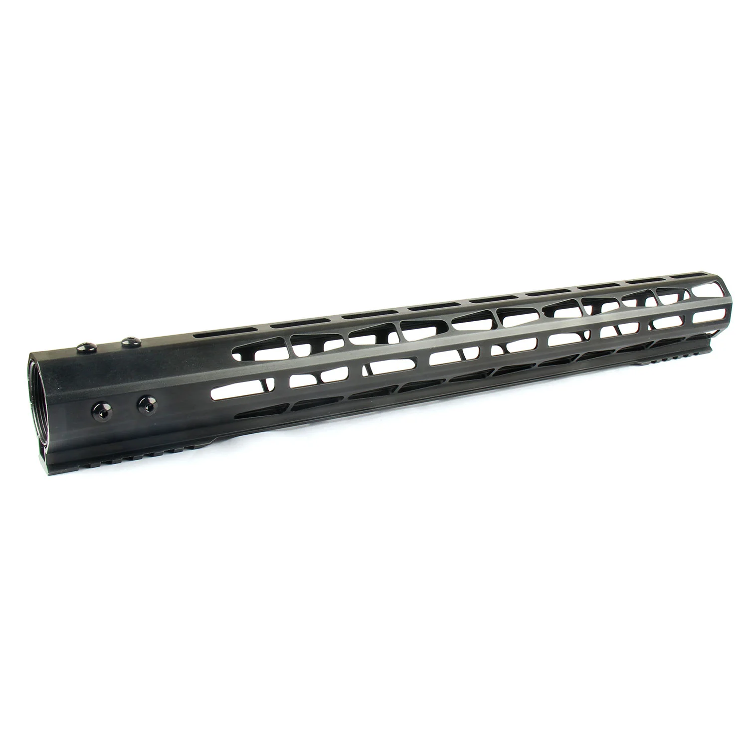 LR 308 17" DPMS Low Profile Super Light M-LOK Series Free Float Handguards with Partial Top Rail - Image 4