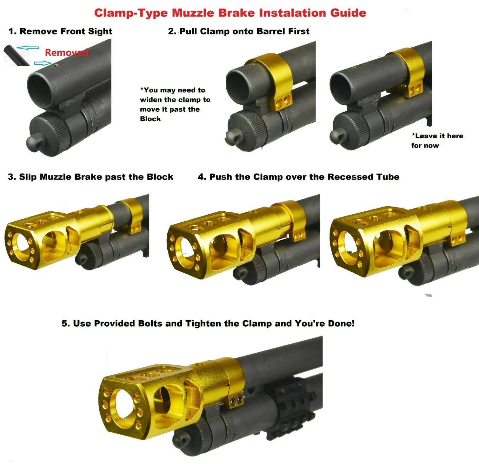 Mossberg 500 12GA Recoil Reducer Muzzle Brake - Image 15