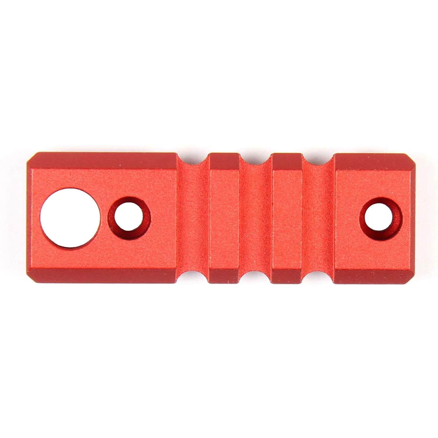 RED 3PCS COMBO M-Lok ALUMINUM Rail Mount Handguard Section 7 3 3 Slot Picatinny Weaver - Image 4