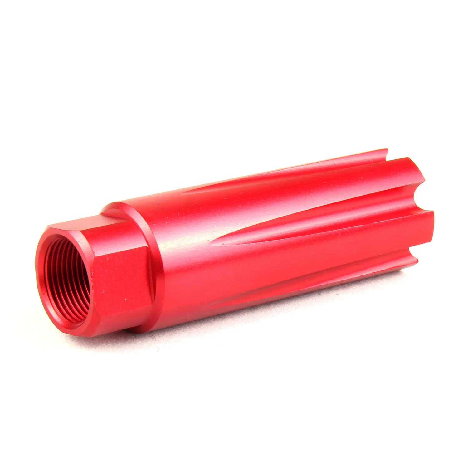 RED Low Concussion Linear Compensator Muzzle Brake 1/2x28TPI 22LR/.223 or 5/8x24TPI .308 - Image 5