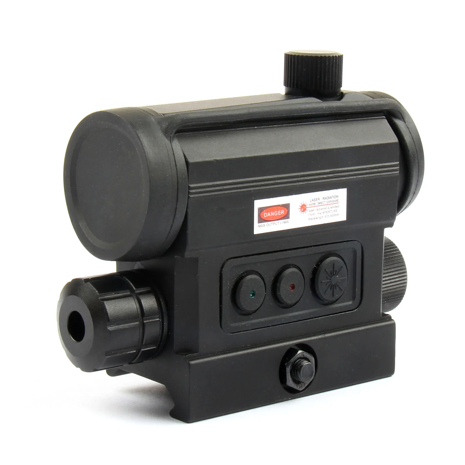 Reflex Green / Red Dot Sight Scope & Laser Sight Combo 20MM Rail Mount - Image 3