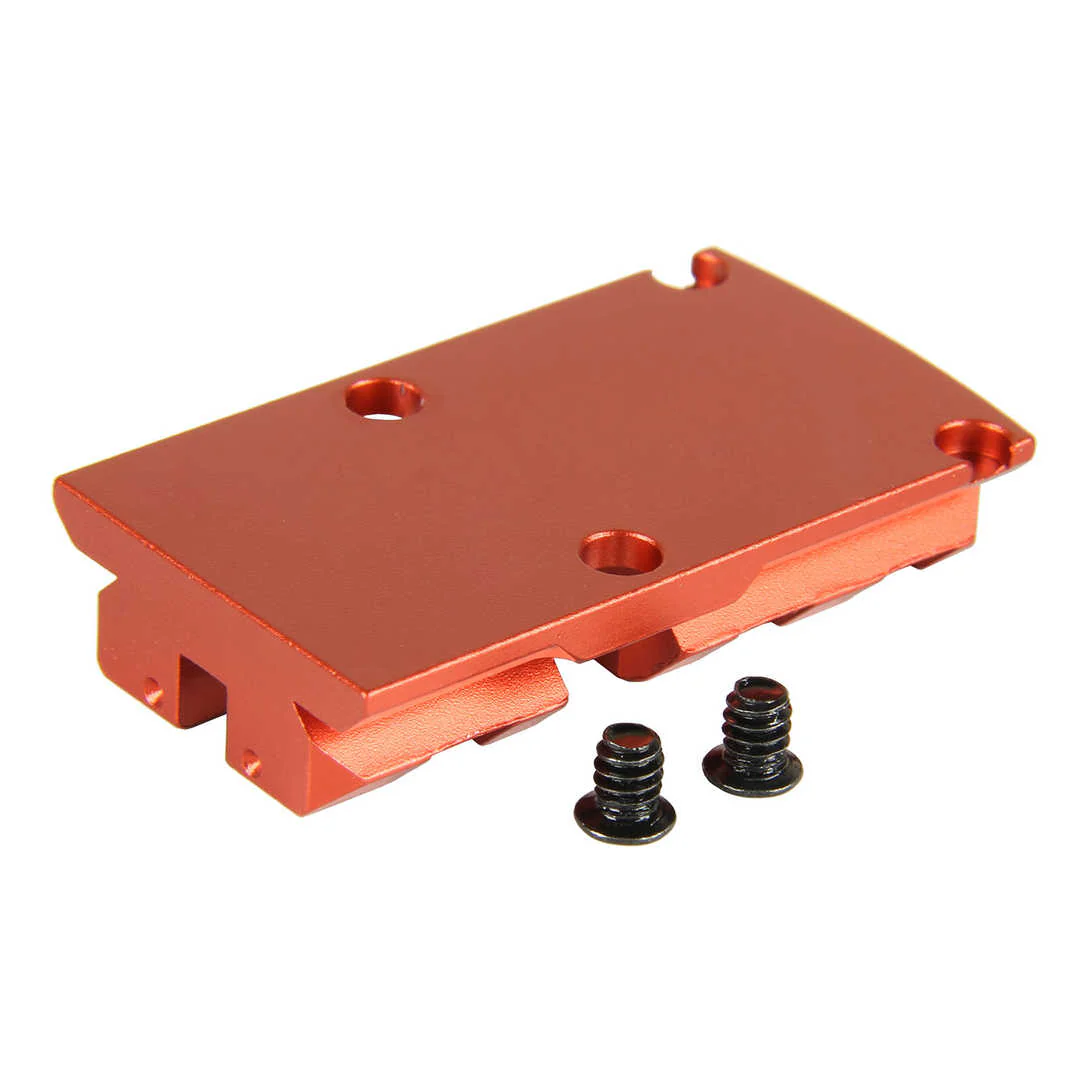 RMR Cover Plate With Top Rail For Glock 17 19 26 Cut Slides - Image 10