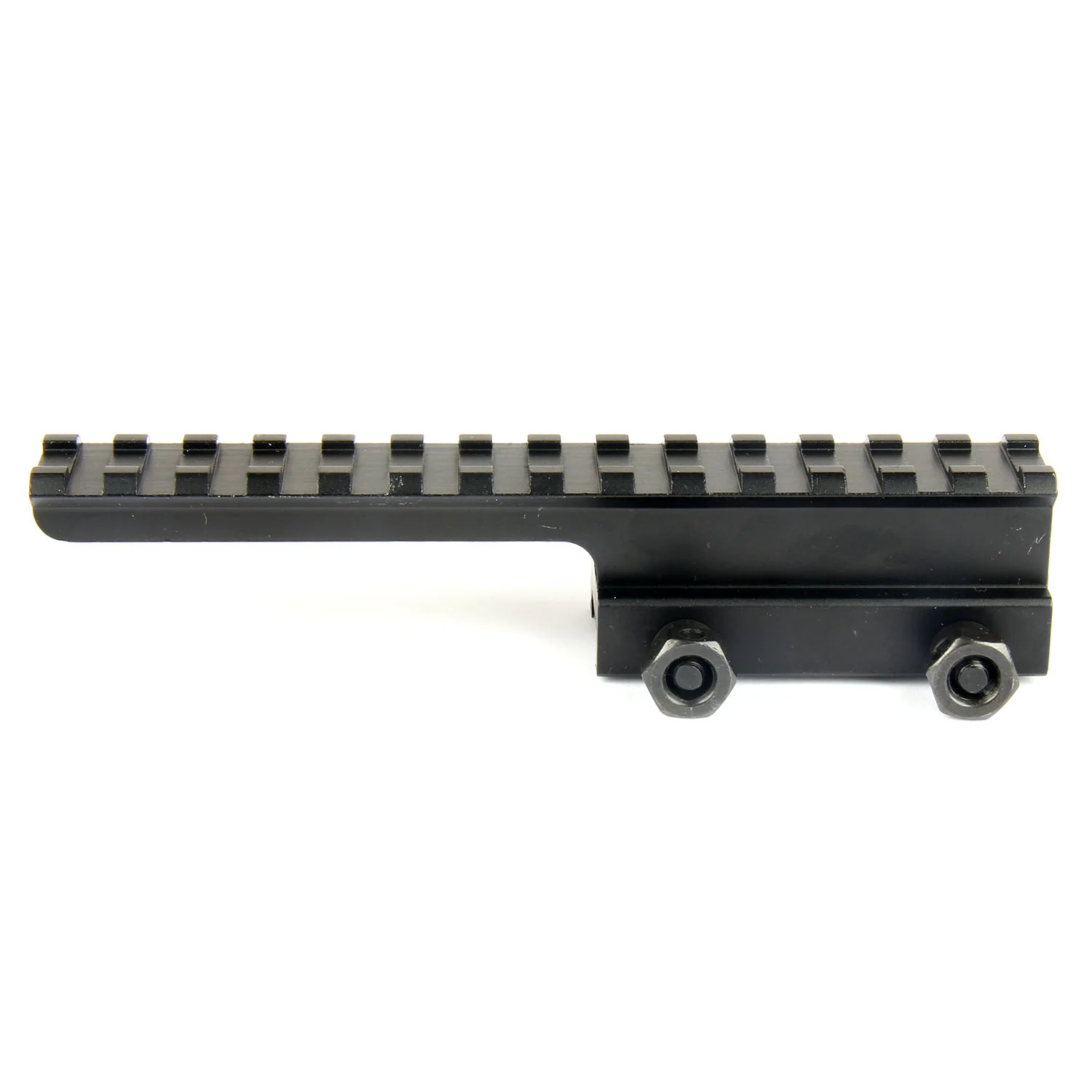 See-Thru 1 inch Riser Base Picatinny Weaver Rail Scope Mount 14 Slots - Image 3