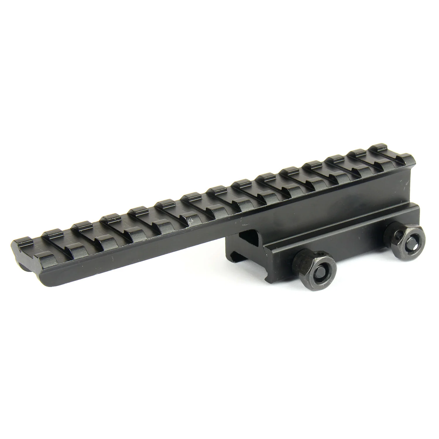 See-Thru 1 inch Riser Base Picatinny Weaver Rail Scope Mount 14 Slots - Image 5