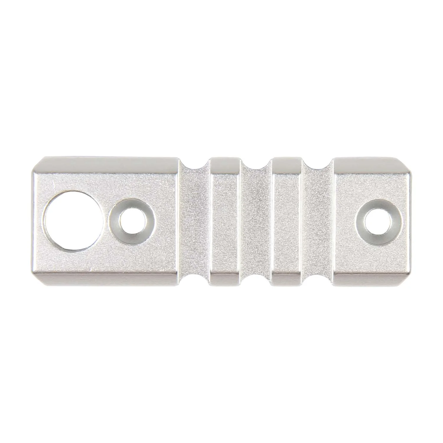 SILVER 3PCS COMBO M-Lok ALUMINUM Rail Mount Handguard Section 7 3 3 Slot Picatinny Weaver - Image 3