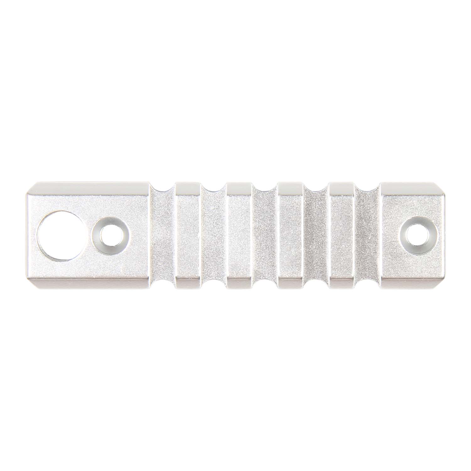 SILVER 3PCS COMBO M-Lok ALUMINUM Rail Mount Handguard Section 7 5 5 Slot Picatinny Weaver - Image 3