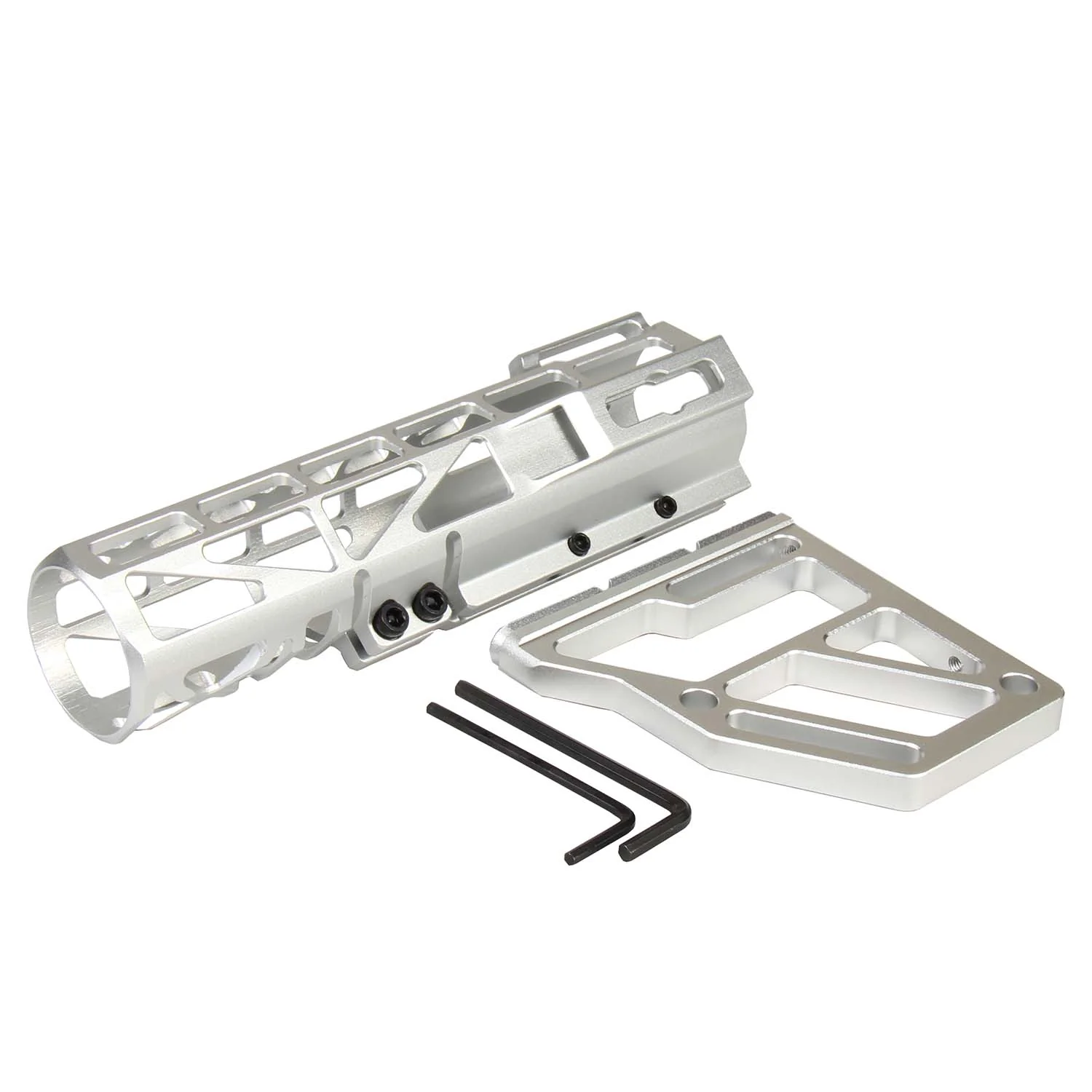 Skeletonized AR Pistol Brace Aluminum - Image 5