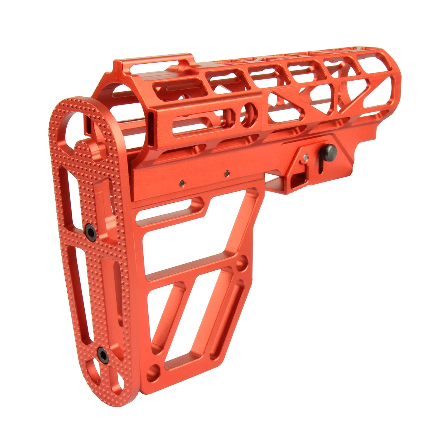 Skeletonized Mil Spec 6 Position Buttstock Anodized Aluminum for 223/5.56/308 - Image 11