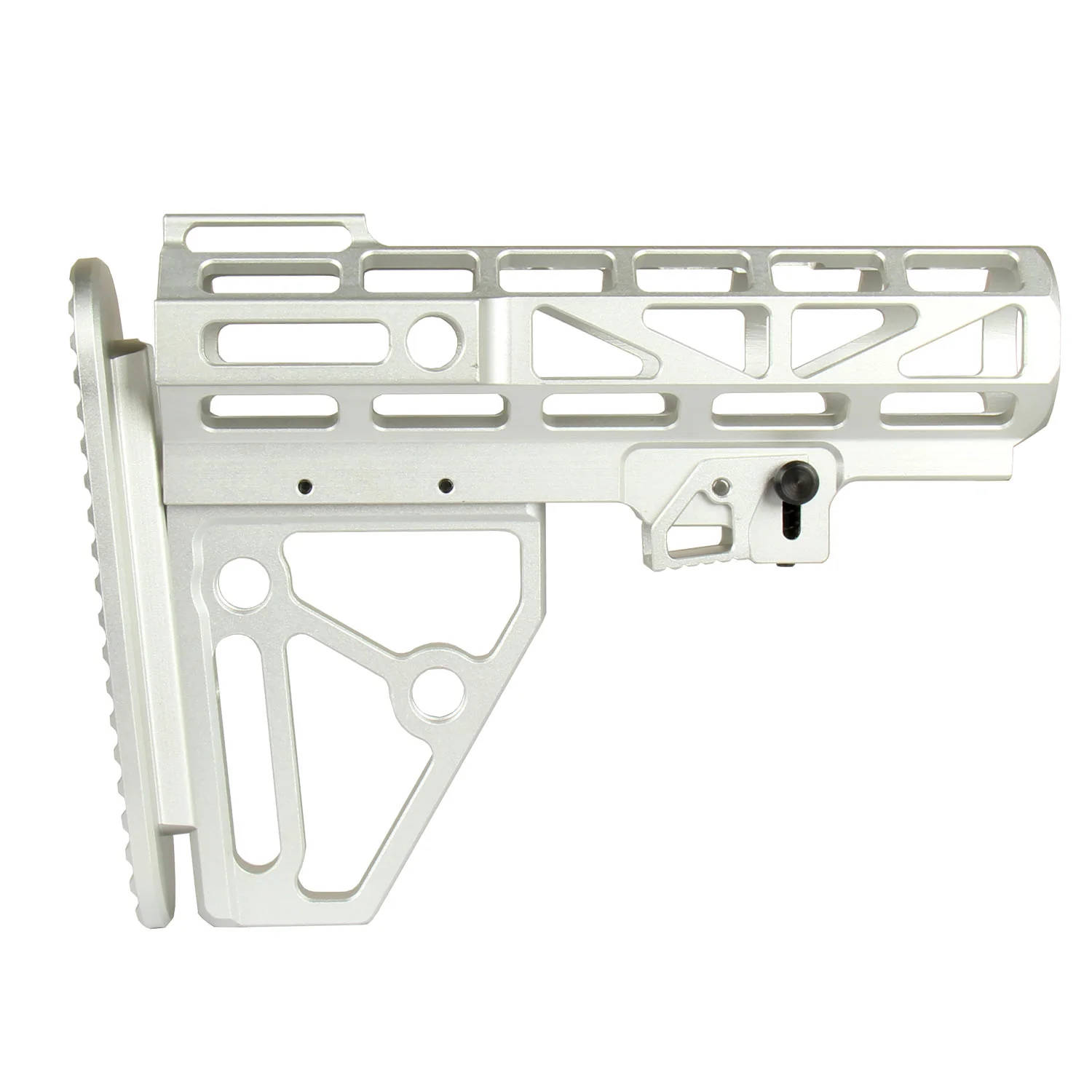 Skeletonized Mil Spec 6 Position Buttstock Anodized Aluminum for 223/5.56/308 - Image 13