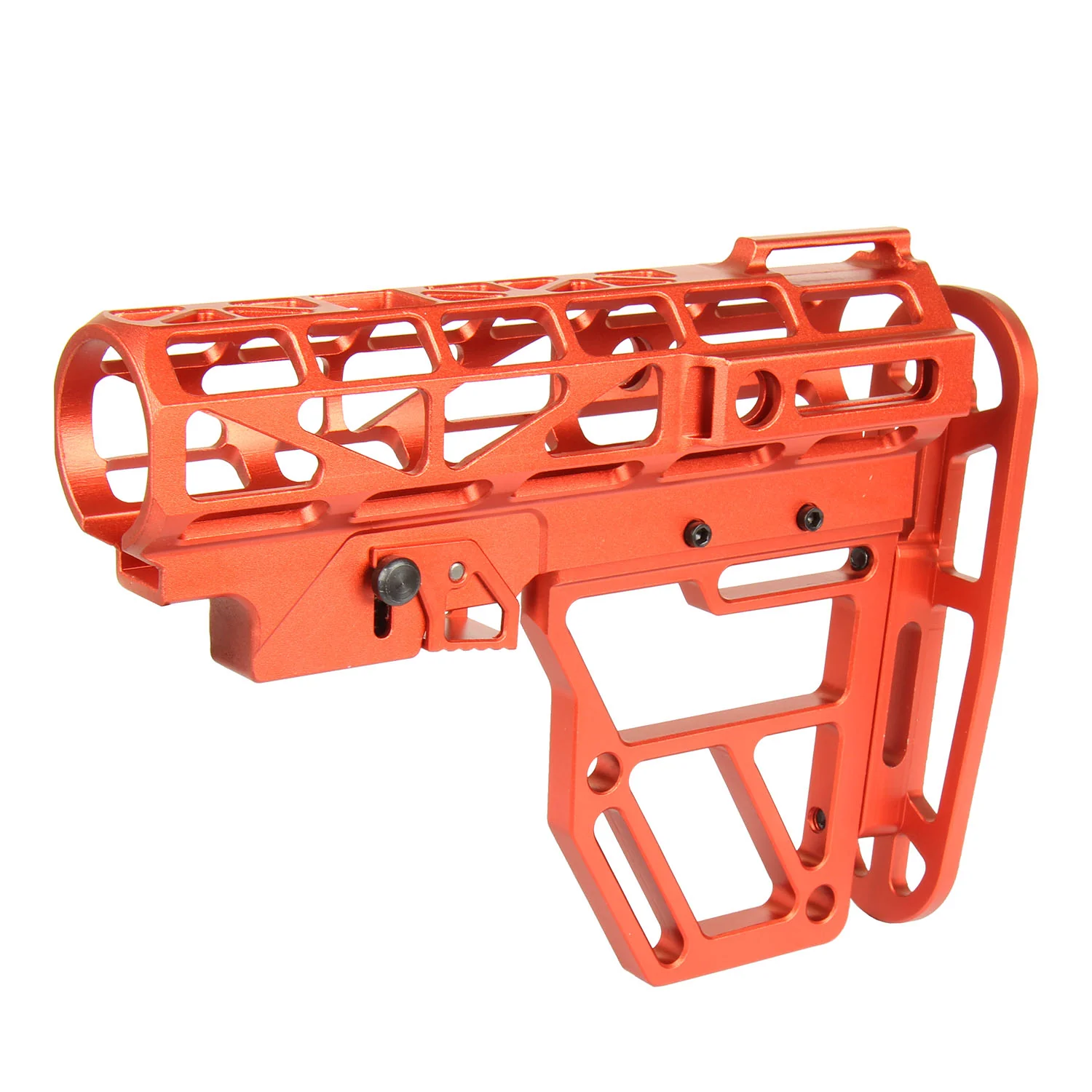 Skeletonized Mil Spec 6 Position Buttstock Anodized Aluminum for 223/5.56/308 - Image 15