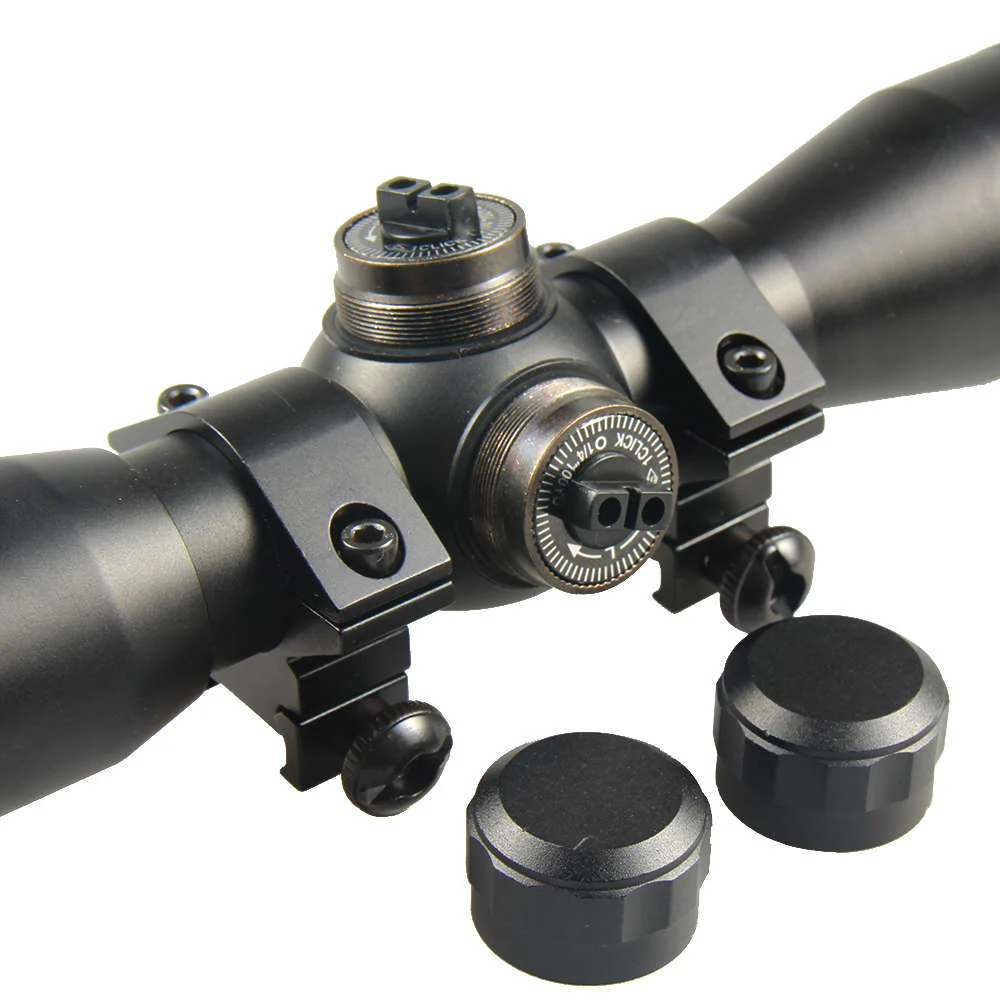 Tactical 4X32 Compact Mil-Dot OR RANGEFINDER Scope w/ 1" Picatinny Rings - Image 4