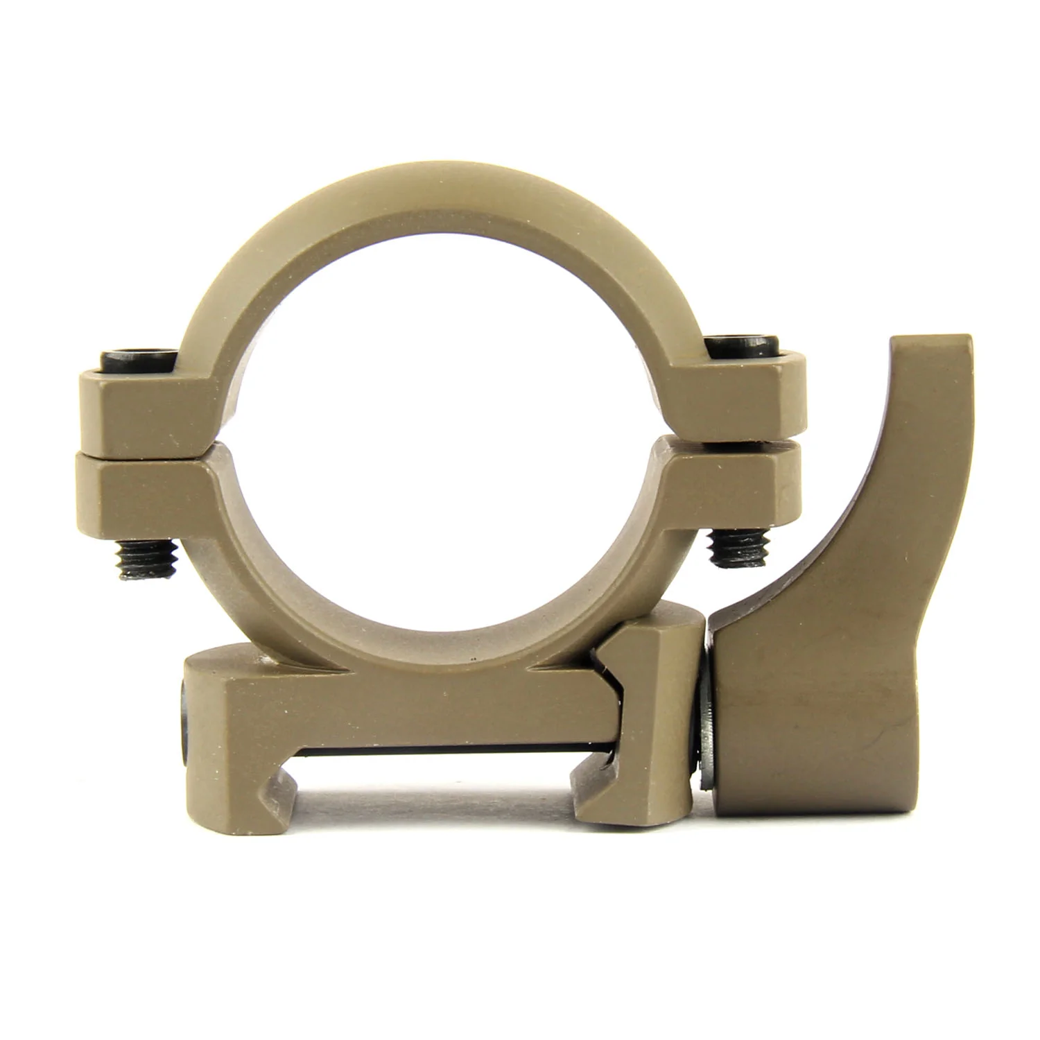 TAN 1" Diameter Scope Rings with Quick Detach Lever for Picatinny & Weaver - Image 13