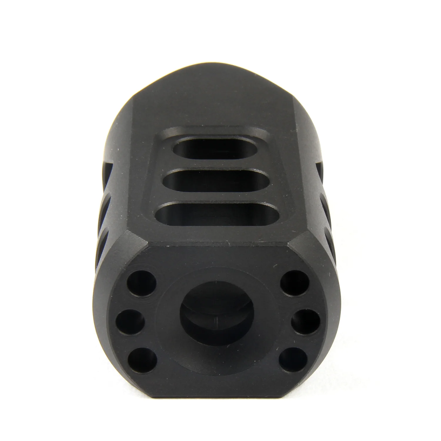 Tanker Style Muzzle Brake 1/2"x28 TPI For .223/5.56 & 5/8"x24 TPI For .308 - Image 4