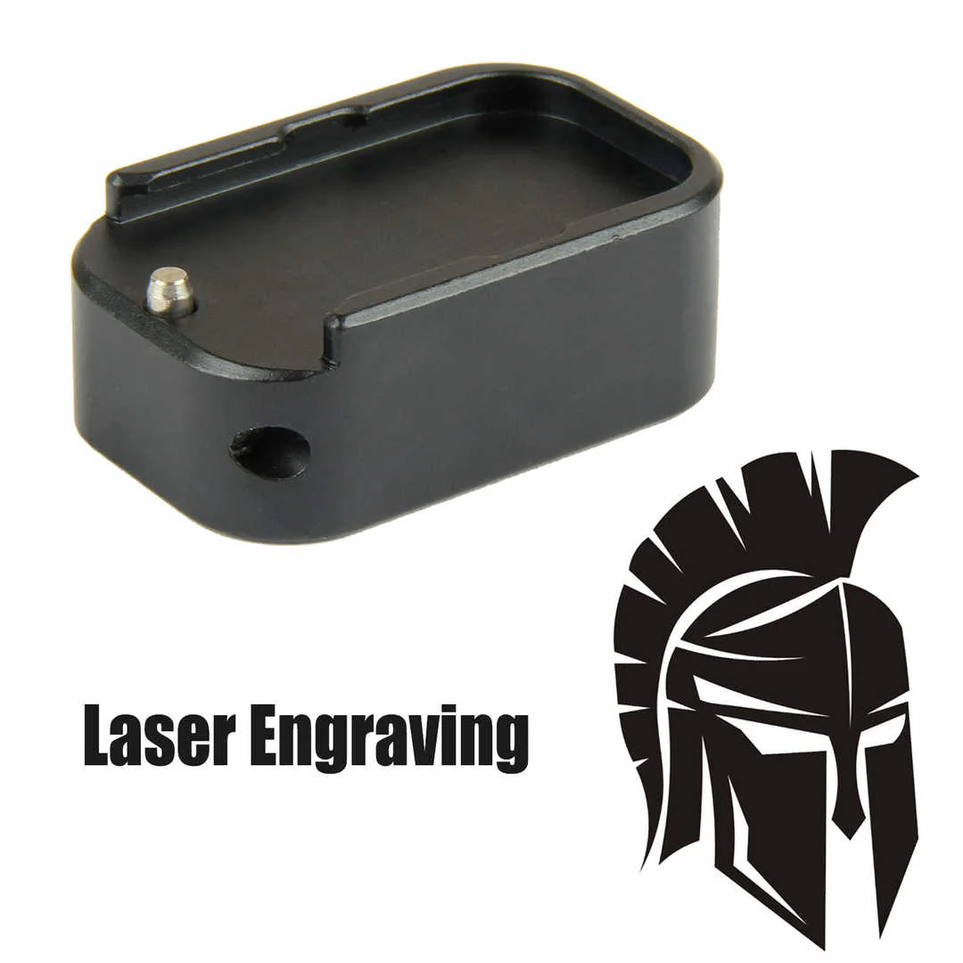 Engraved Bottom Weighted Magazine Base Plate Compatible with Glock 9mm/.40 - Image 15